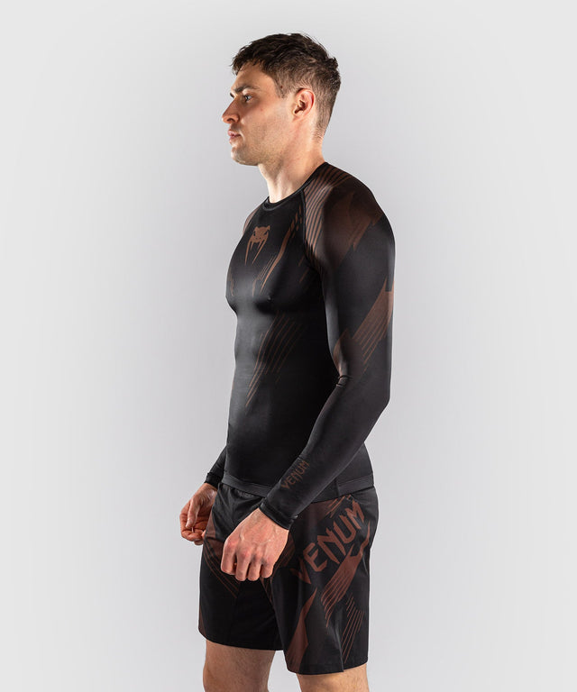 Rashguard Venum No-Gi 6.0 – Černá/Hnědá