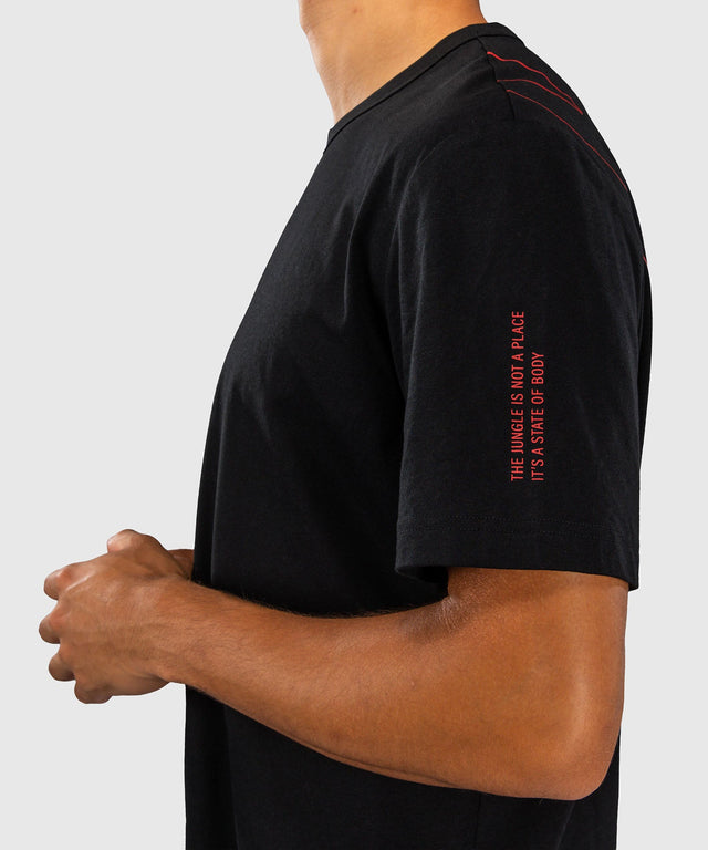Venum T-Shirt Amazonia Reborn – Schwarz/Rot