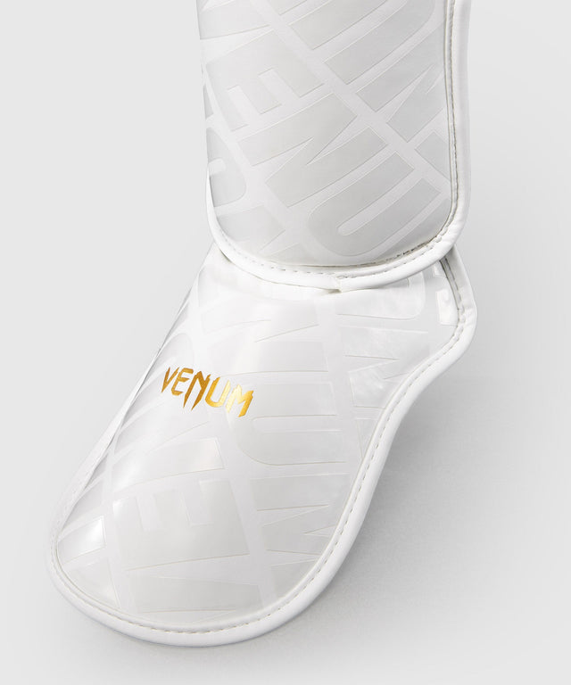 Protège-tibias Venum Contender 1.5 XT 3D – Blanc/Or