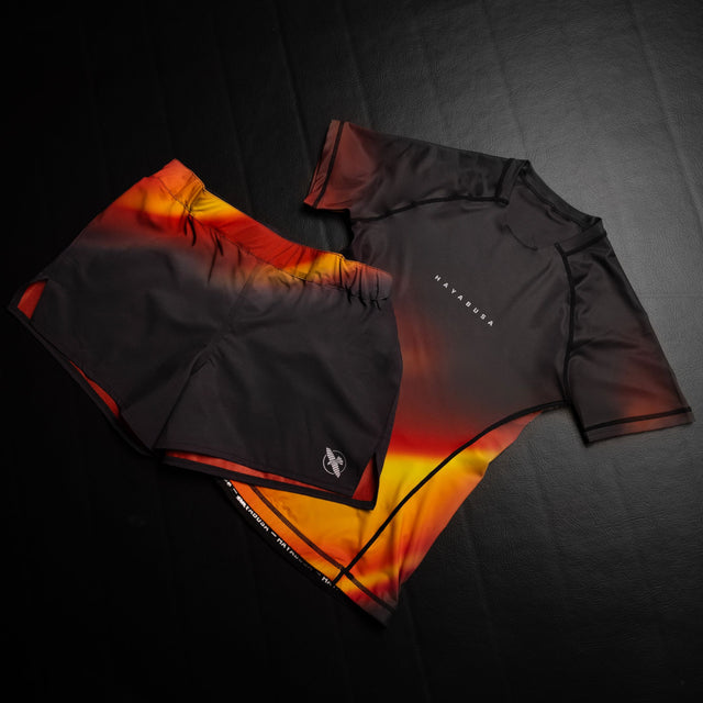 Rashguard Hayabusa Apex Nova Maniche Corte Donna – Arancione