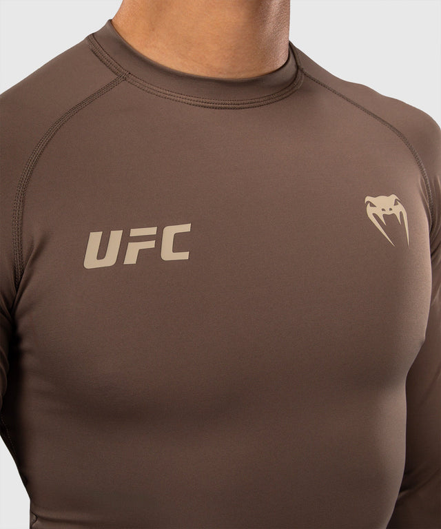 Venum UFC Rashguard Unity Dlouhé rukávy - Hnědý