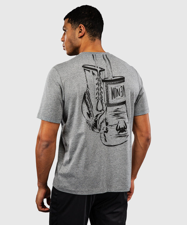T-shirt Venum Fight Icon – Gris chiné clair