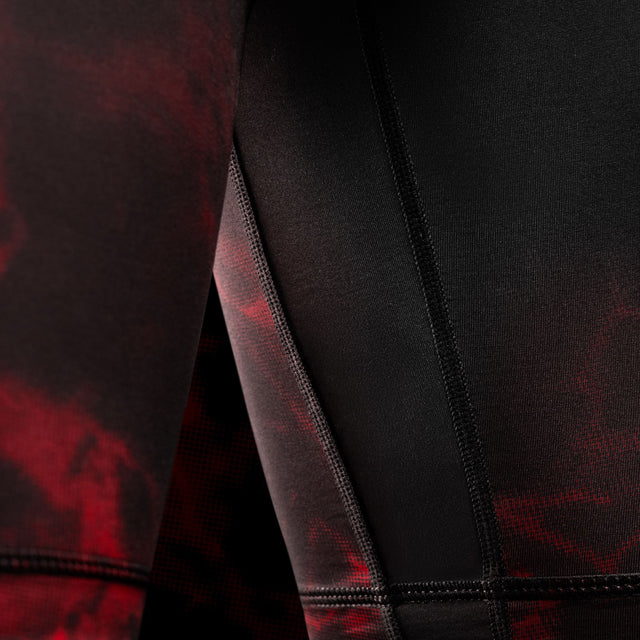 Spodenki kompresyjne Hayabusa x UFC BJJ – Czarne/Czerwone