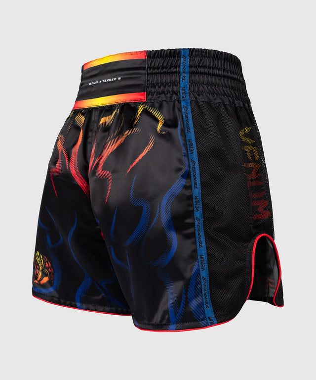 Shorts de Muay Thai Venum TEKKEN 8 Yoshimitsu – Noir/Orange – photo 3