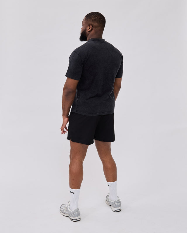 Tricou Caged Club – Washed Negru