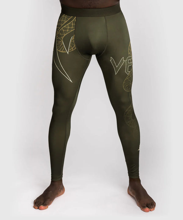 Shorts de compression Venum Serpenti – Kaki