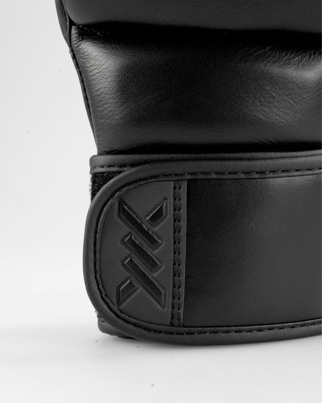 Caged MMA-handsker 'X' Series - Sort/Sort