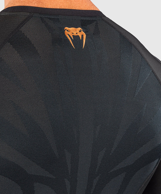 Venum Rashguard G-Fit Revolution lange ærmer - Sort/Kobber