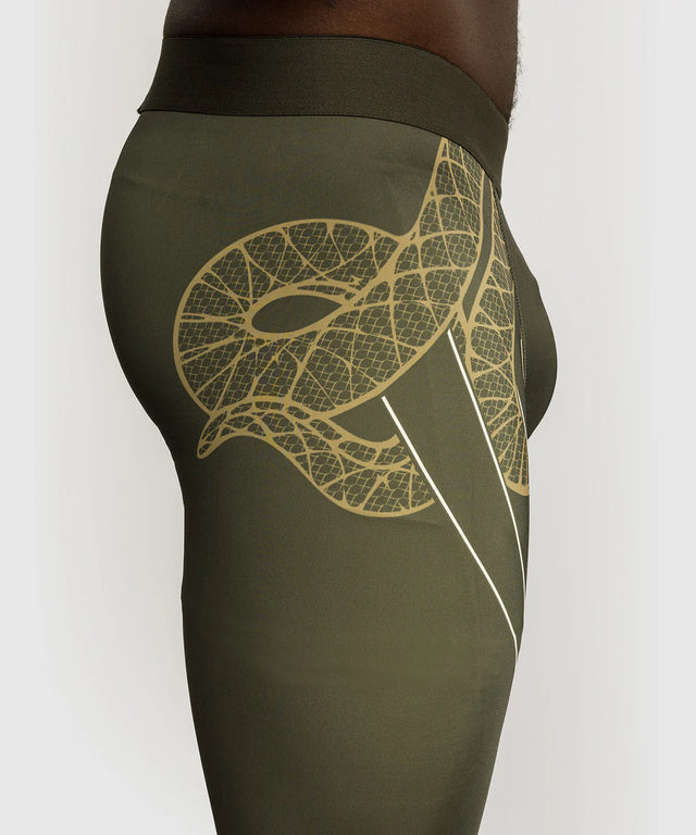 Shorts de compression Venum Serpenti – Kaki