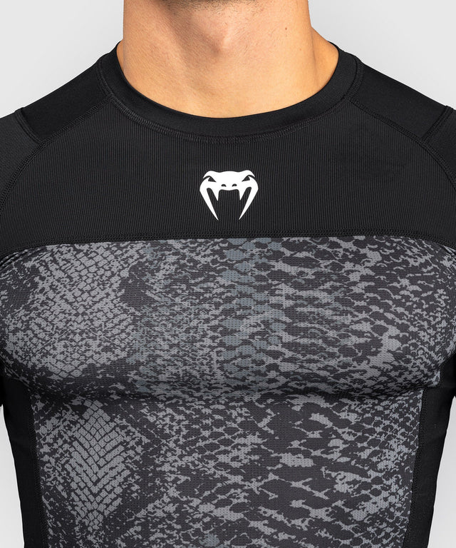 Rashguard Venum G-Fit Scales manches longues – Noir/Gris