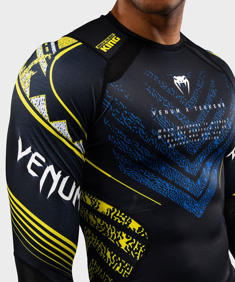 Venum Rashguard TEKKEN 8 King – Schwarz/Gelb – Foto 5