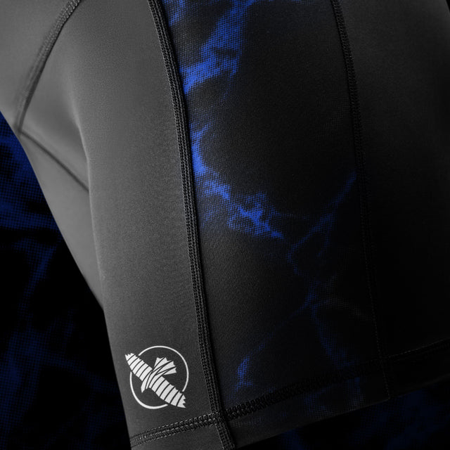 Hayabusa x UFC BJJ Kompressionsshorts til kvinder - Sort/Blå