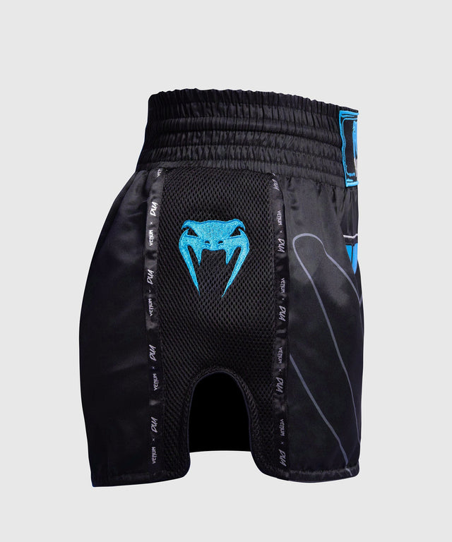 Venum Muay-Thai-Shorts x Dua – Schwarz/Electric Blue
