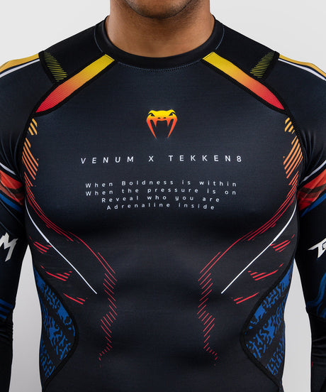 Venum Rashguard TEKKEN 8 Yoshimitsu – Schwarz/Orange – Foto 5
