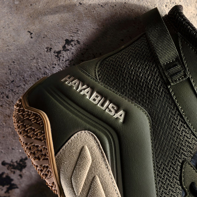 Botas de boxeo Hayabusa Talon – Caqui Verde/Beige