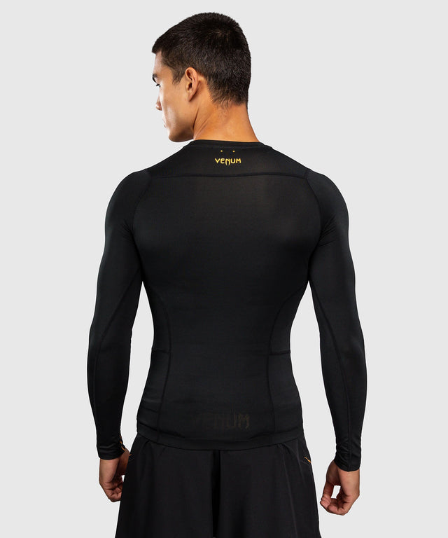 Rashguard Venum G-Core Dlouhé rukávy – Černý/Zlatý