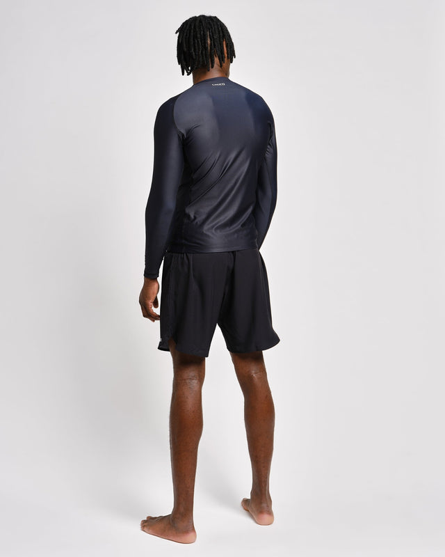 Caged Rashguard Tactical Långa ärmar – Svart
