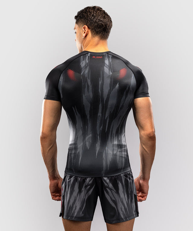 Rashguard Venum Demon Mangas Curtas – Preto/Cinzento