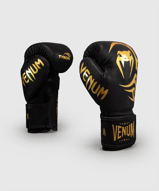 Mănuși de box Venum x Mike Tyson Replica – Negru/Auriu