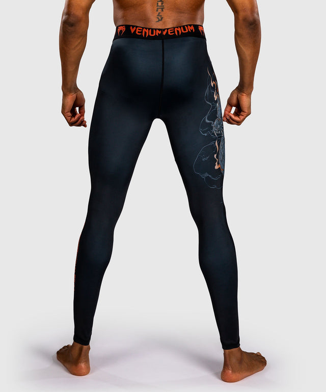 Venum Kompressionsshorts Thunder Dragon – Schwarz/Grau/Kupfer