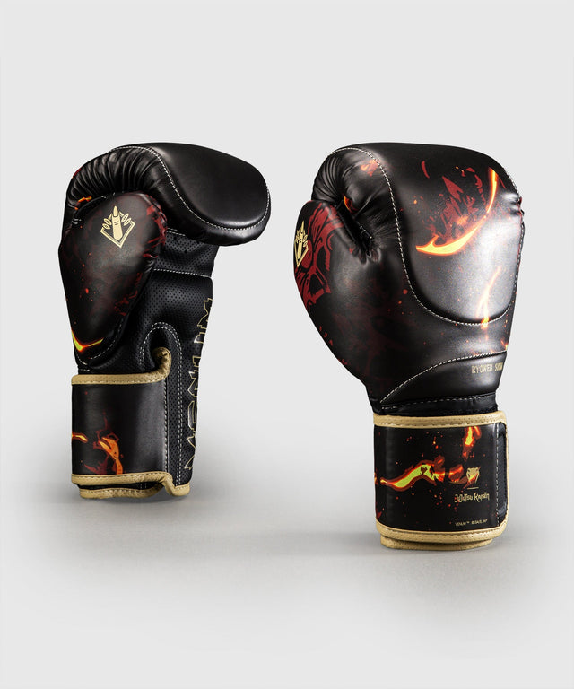Venum Boxhandschuhe Jujutsu Kaisen x Sukuna Impact Evo – Schwarz/Beige
