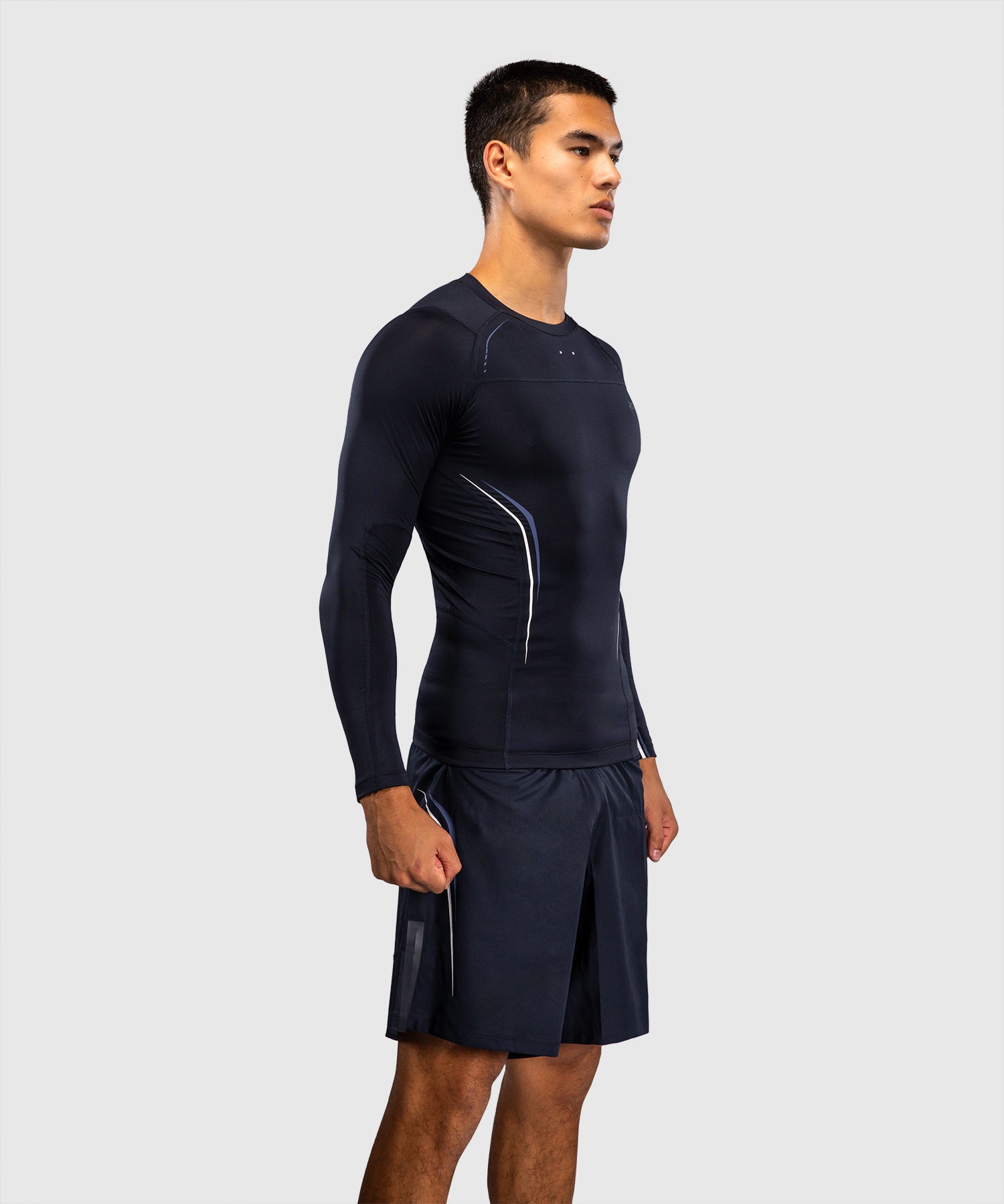 Venum Rashguard G-Core Långa ärmar – Marinblå/Vit