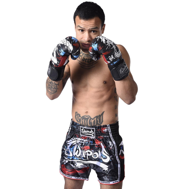 Pantaloncini Muay Thai 8 WEAPONS Cut Like A Blade 2.0 – Nero