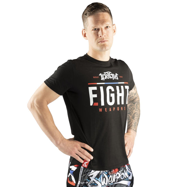T-shirt 8 WEAPONS The Fight – Nero