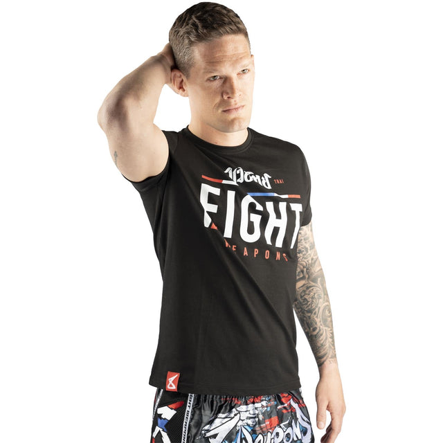 T-shirt 8 WEAPONS The Fight – Nero