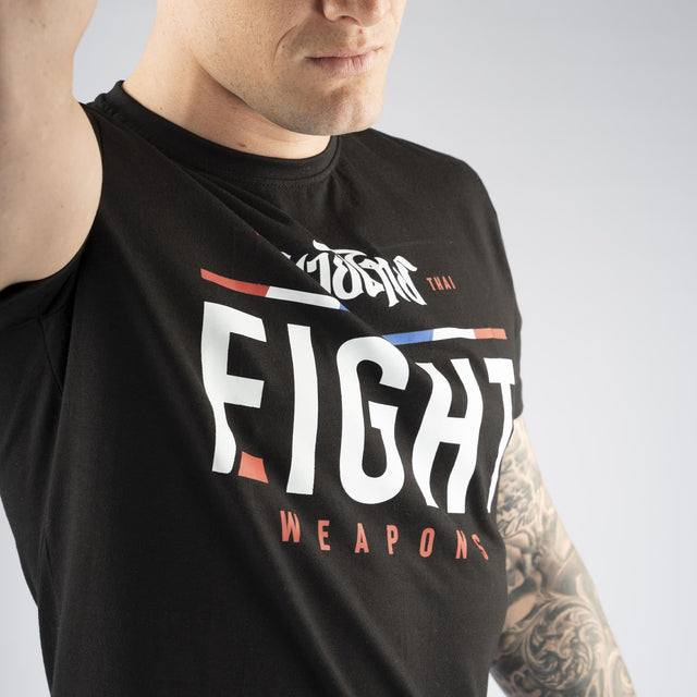T-shirt 8 WEAPONS The Fight – Nero