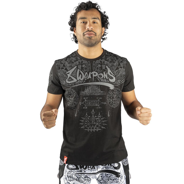 Camiseta 8 Weapons Yantra - Negro