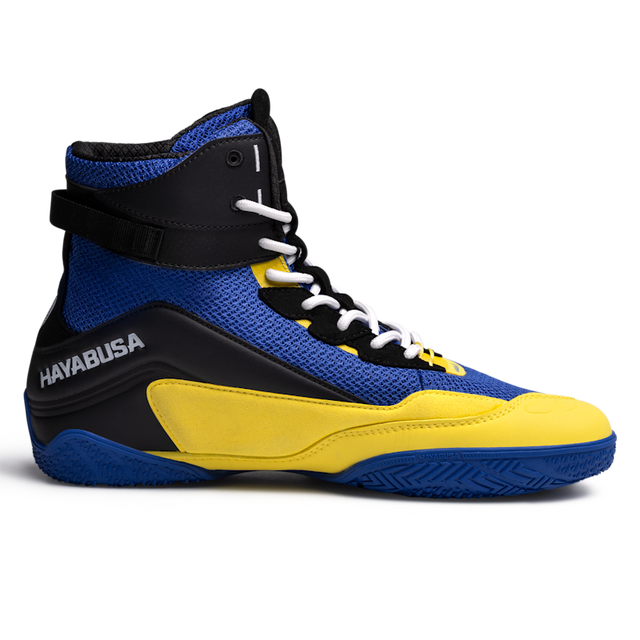 Hayabusa Talon Boxschuhe – Blau/Gelb