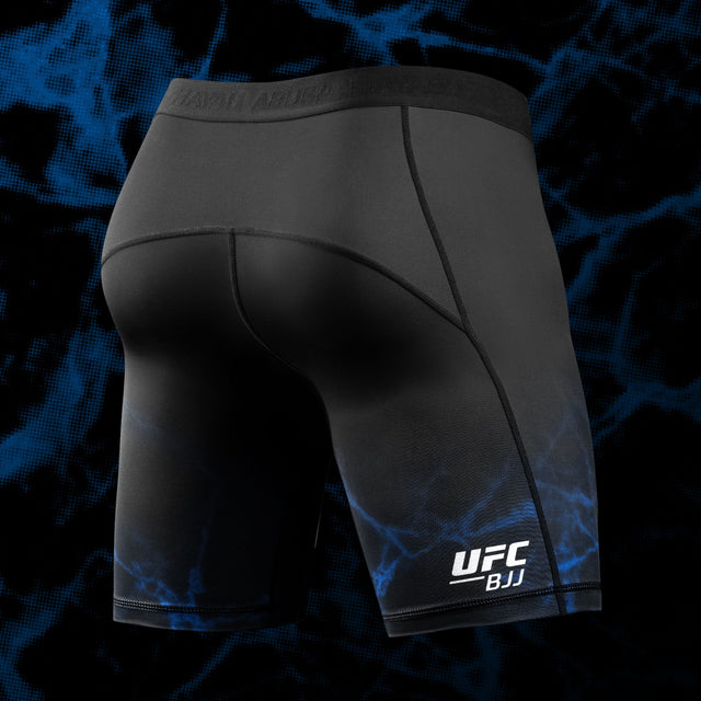 Shorts de compression BJJ Hayabusa x UFC – Noir/Bleu