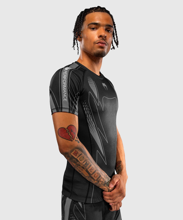 Venum Rashguard Amazonia Reborn Short Sleeves – Black/Grey