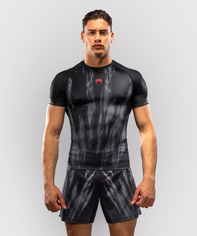 Rashguard Venum Demon Mangas Curtas – Preto/Cinzento