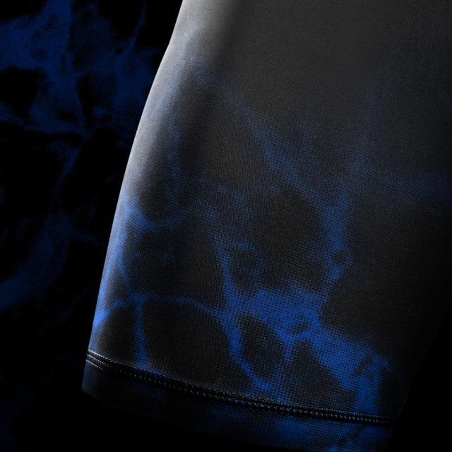 Shorts de compression BJJ Hayabusa x UFC – Noir/Bleu