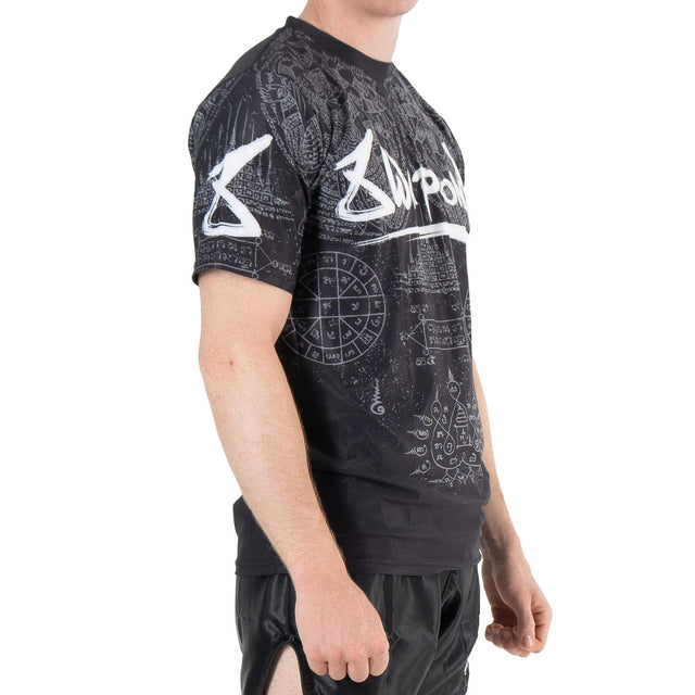 Camiseta 8 WEAPONS Hanuman Yant – Negro/Gris