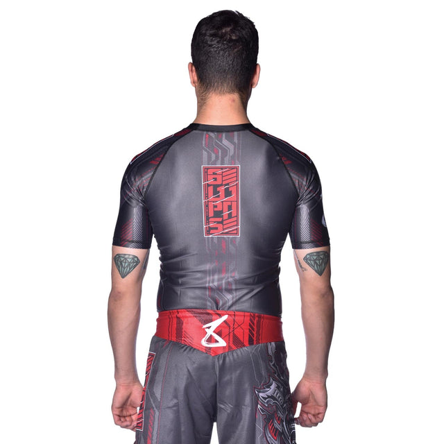 Rashguard 8 WEAPONS Samurai 2.0 – Preto/Vermelho