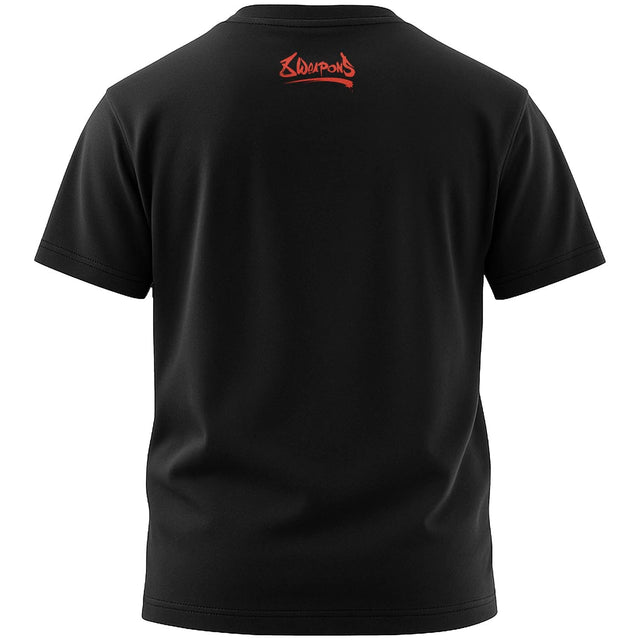 8 WEAPONS T-Shirt Joe – Svart/Röd