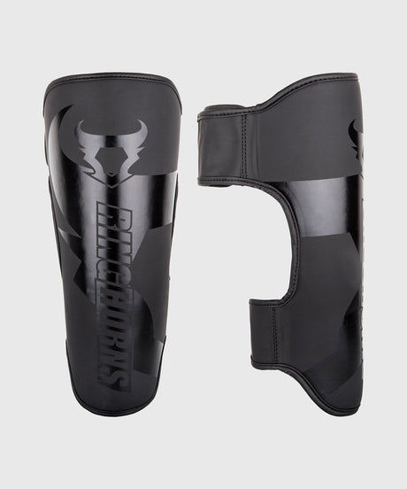 Protège-tibias Ringhorns Charger – Noir/Noir