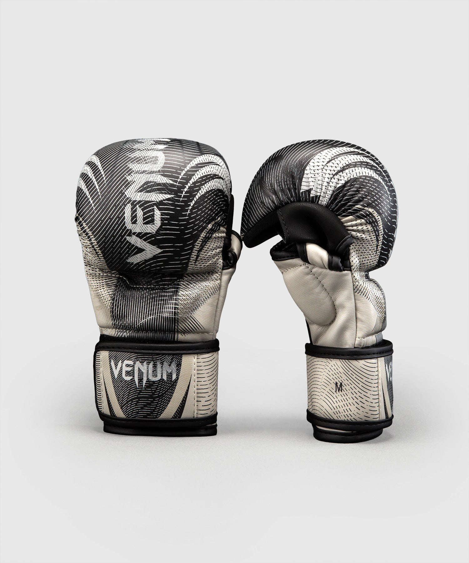 Gants de sparring MMA Venum Galactic 3.0 – Blanc cassé/Noir