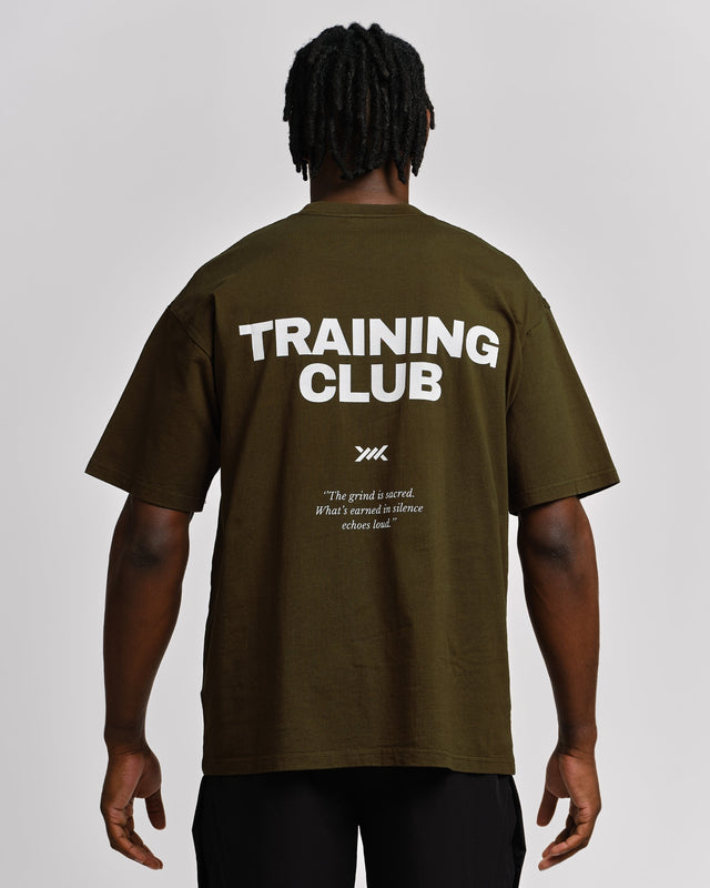 Caged T-Shirt Training Club - Caqui Verde