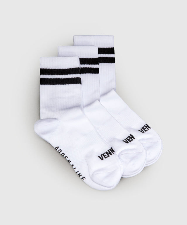 Calze sportive Venum Adrenaline 3-pack – Bianco/Nero