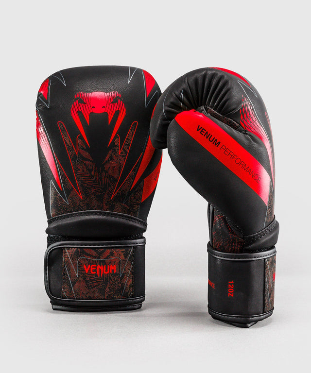 Mănuși de box Venum Impact Amazonia Reborn – Negru/Roșu