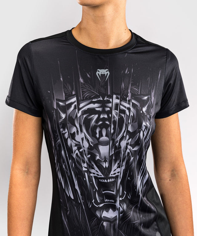 Tricou Venum Tiger Dry Tech Femei – Negru/Argintiu