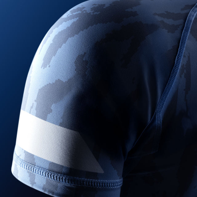 Hayabusa Rashguard Apex Vantage Korta Ärmar Dam - Blå
