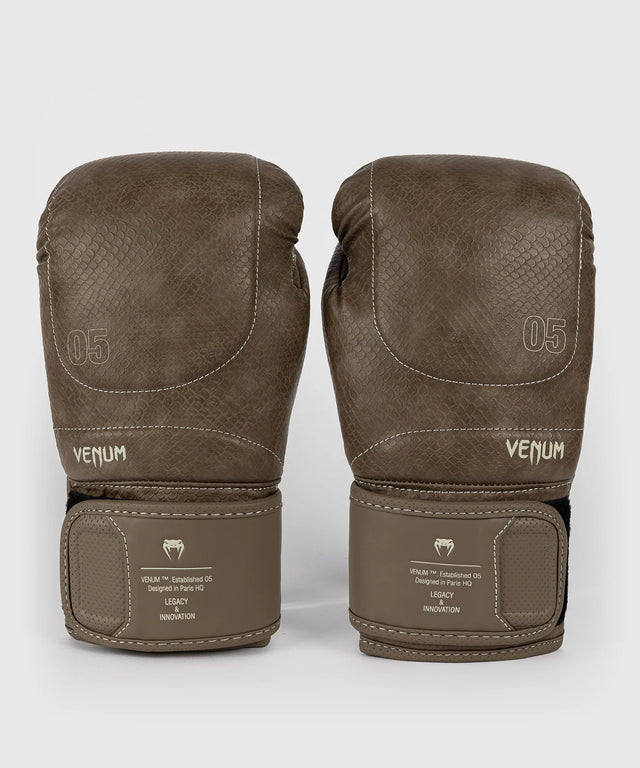 Boxerské rukavice Venum Impact Evo Scales – Hnědé