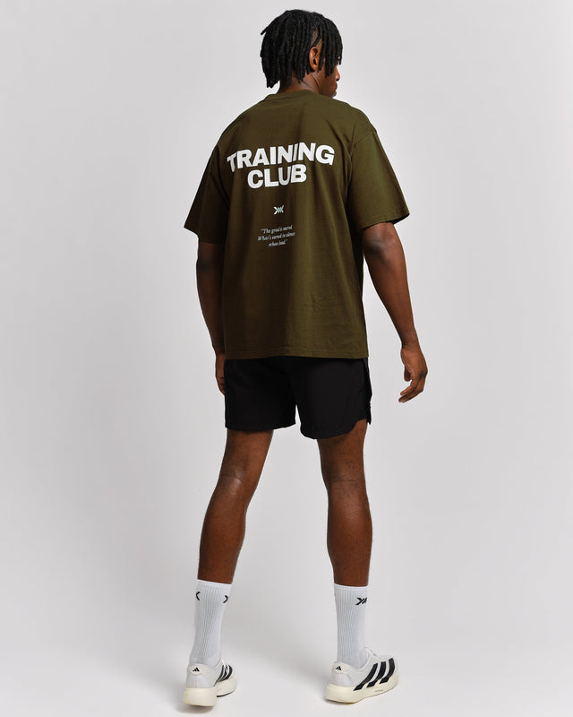 Caged T-Shirt Training Club - Caqui Verde