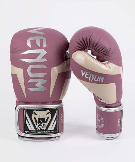Mănuși de box Venum x Kaz – Orhidee Închisă/Argintiu
