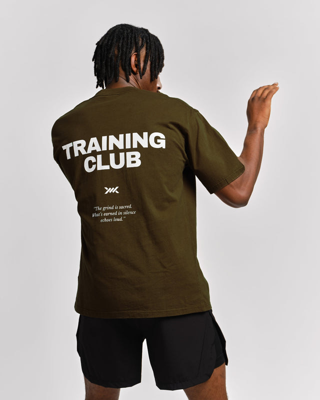 Caged T-Shirt Training Club - Caqui Verde